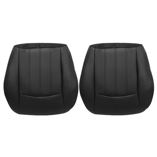 For 2005-2010 Chrysler 300C Driver & Passenger Bottom Seat Cover Black
