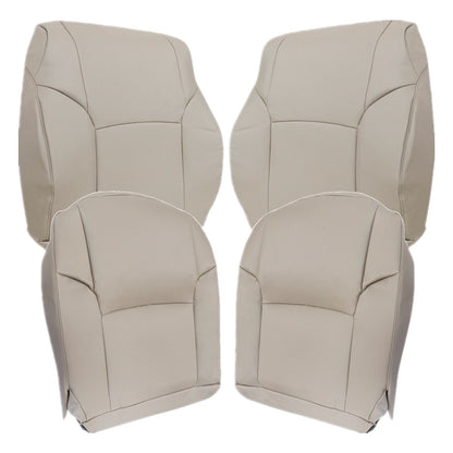 For 2003-2009 Toyota 4Runner Driver & Passenger Bottom & Top Leather Seat Cover Tan