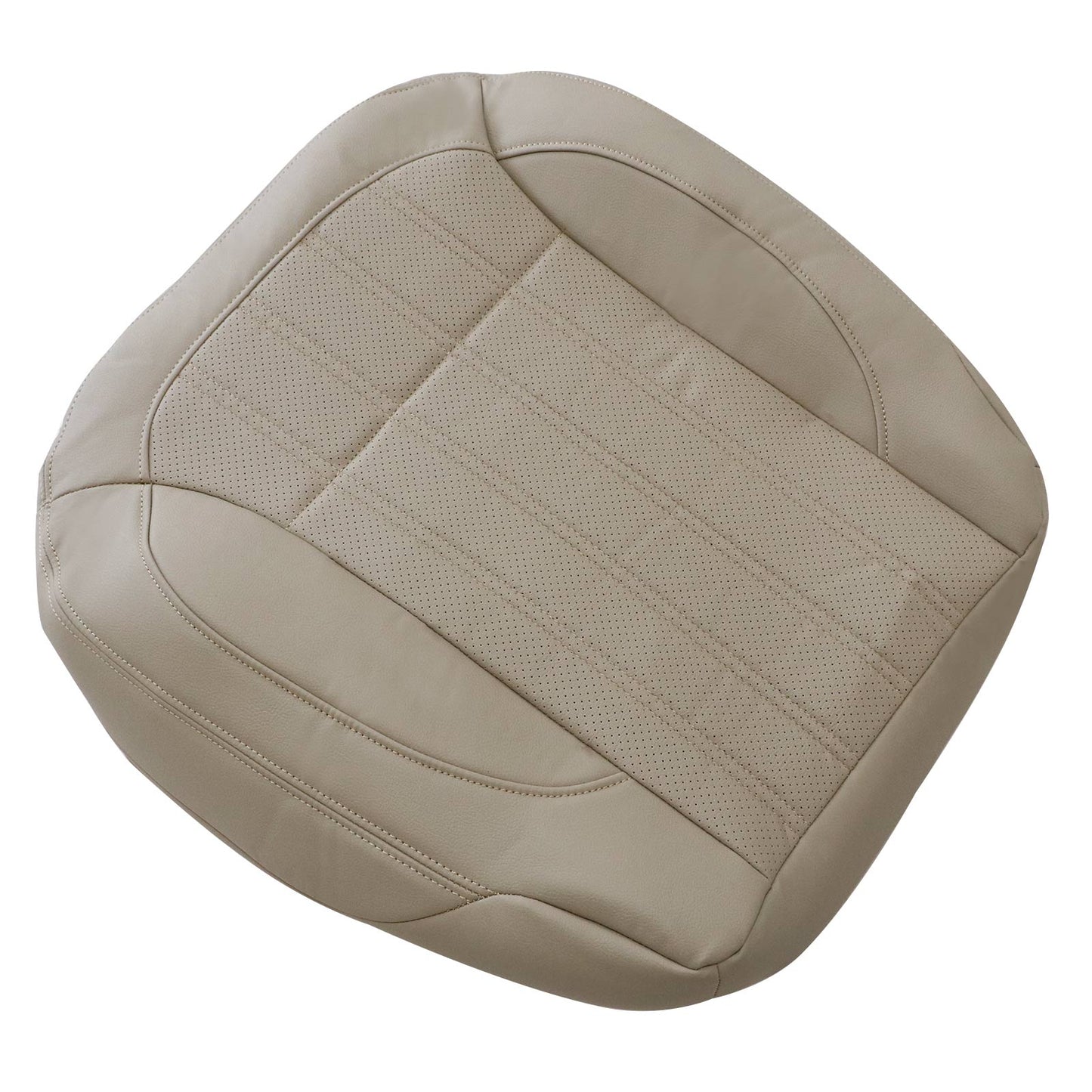 For 2013-2016 Mercedes Benz GL350 GL450 Front Driver Bottom Leather Seat Cover Tan