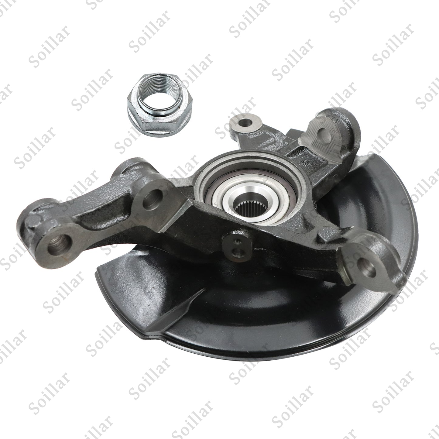 Front Left Steering Knuckle & Wheel Hub Bearing Assembly For Honda CR-V 2007-09