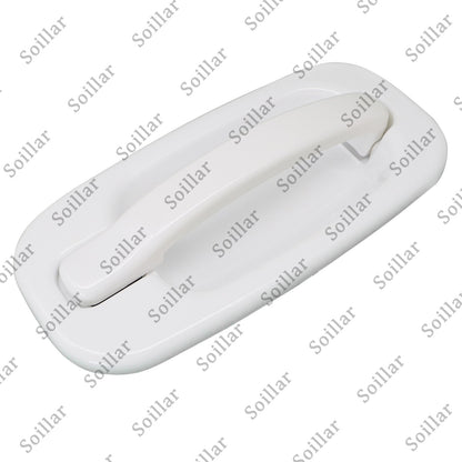 Front Passenger Side Olympic White Door Handle For Silverado Sierra 1999-2007