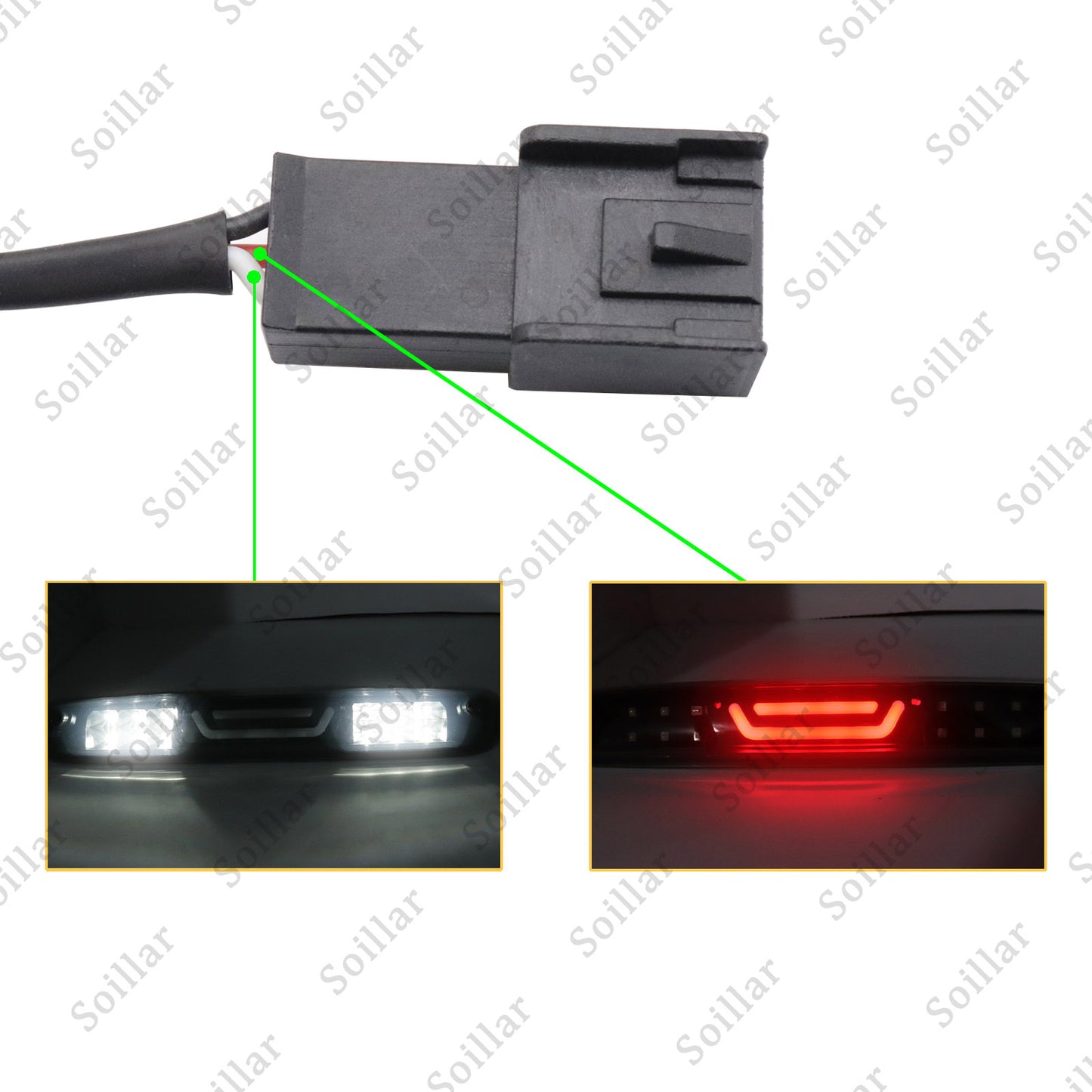 For 2007-13 Chevy Silverado GMC Sierra 1500 2500 3500 LED Third Brake Light Lamp