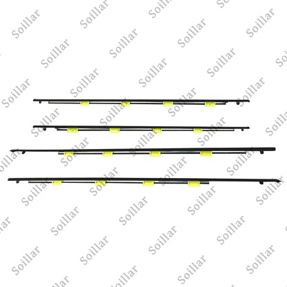 NEW DOOR BELT WEATHER STRIP MOLDING SEAL SET For Honda Civic 4 DOOR 1996~2000