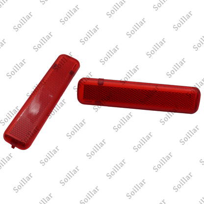 L& R Rear Inside Door Trim Reflector For Silverado Sierra Crew Cab Pickup 03-07