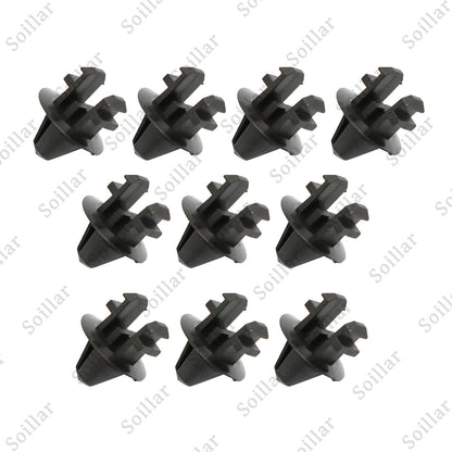 10Pcs Cowl Panel Grille Retainer Clips W708771-S300 For Ford F-150 Super Duty