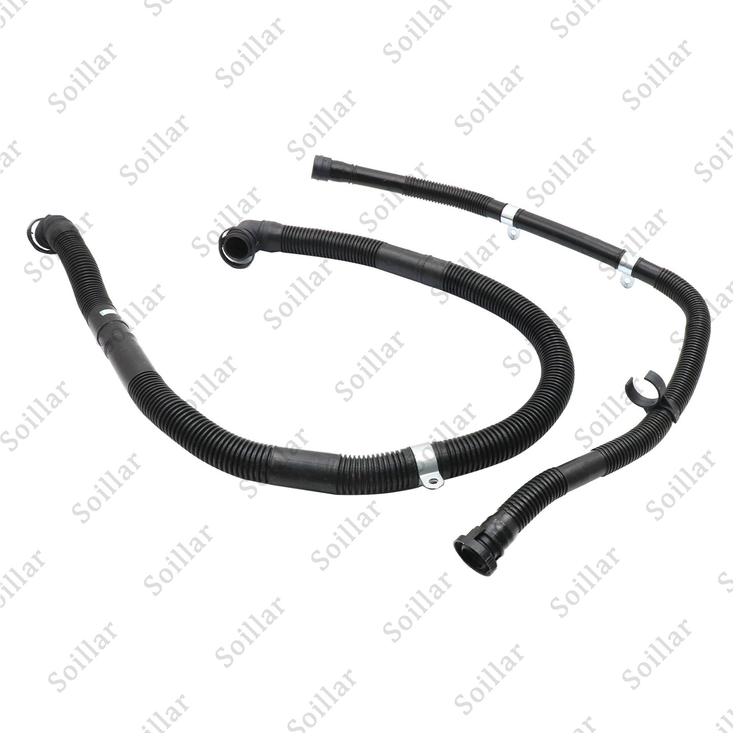 2PCS Air Pump Connecting Hose For VW Golf Jetta AWD AWW AUDI TT AWP 1.8T