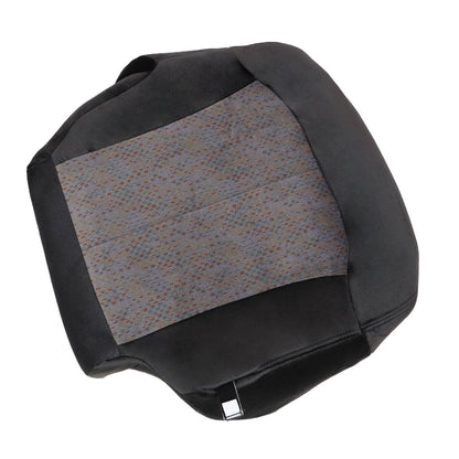 For 1999-2002 Chevy Silverado Driver & Passenger Bottom Cloth Seat Cover Dark Gray