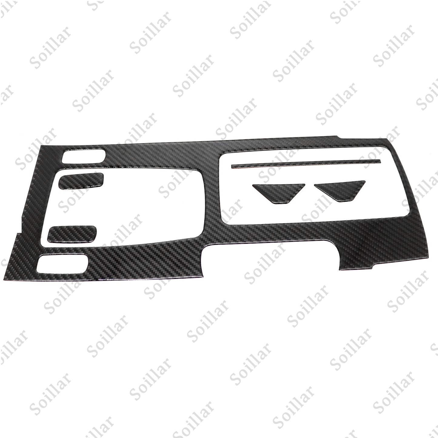 6Pcs For Honda Accord 2013-2017 Carbon Fiber Interior Gear Shift Set Cover Trim