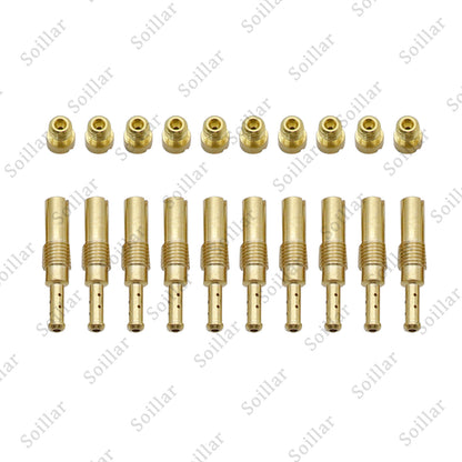 Carburetor 10Pc Slow Jets/Pilot Jet Kit+30Pc Main Jets For PWK Keihin OKO Carbs