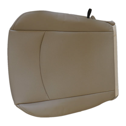 For 2009-2012 Dodge Ram 1500 2500 Front Driver & Passenger Bottom Perforated Leather Seat Cover Tan