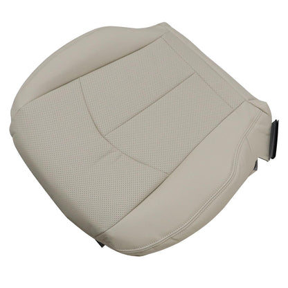 For 2003-2009 Mercedes Benz E63 E280 E300 E320 E350 E500 E550 Driver & Passenger Bottom PERFORATED Leather Seat Cover Light Tan