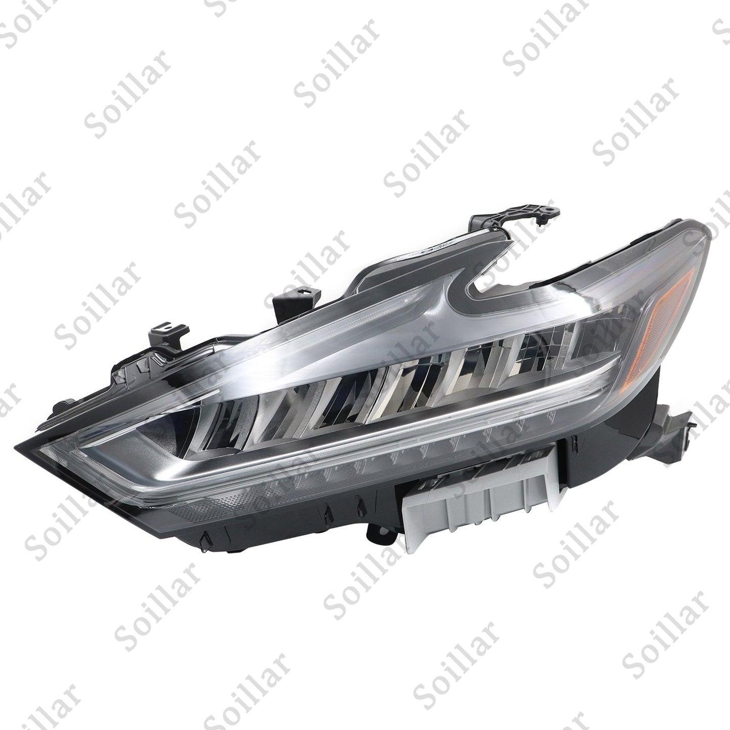 For Nissan Maxima 2019 2020 2021 Headlight LED Housing Chrome Driver Left Side