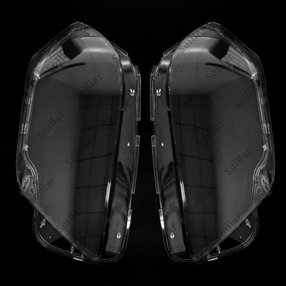 2X Headlamp Headlight Lens Cover LH+RH For Mercedes-Benz GL-Class X166 12-16