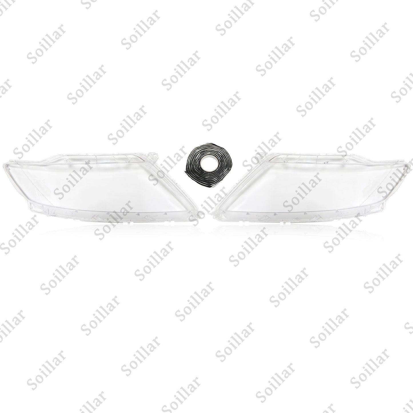 Pair Front Headlight Headlamp Lens Covers Left&Right For Lincoln MKX 2014-2018