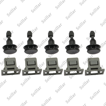 5 Sets Car Striker Engine Bulkhead Cover Retainer Clips For 18-24 Honda Odyssey