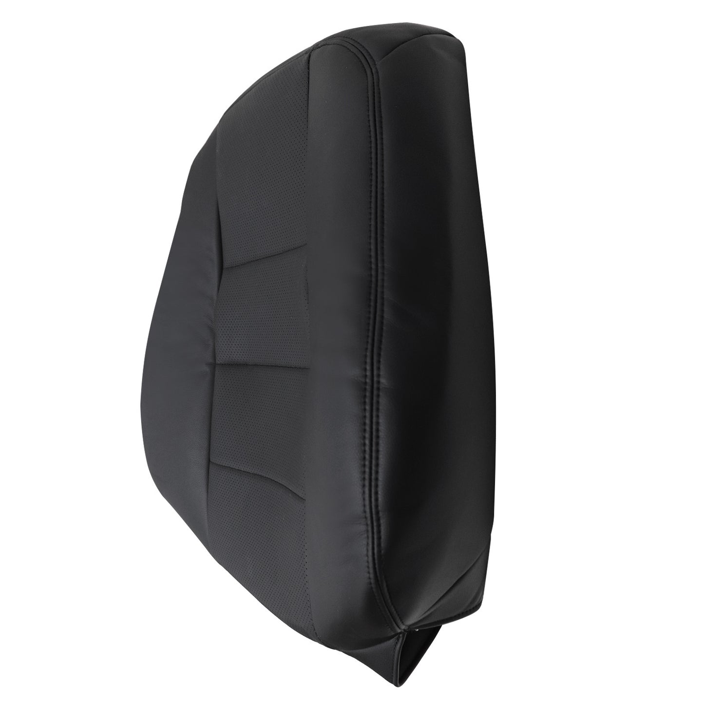 For 2008-2014 Mercedes Benz C250 C300 C350 Passenger Top Replacement Leather Seat Cover Black