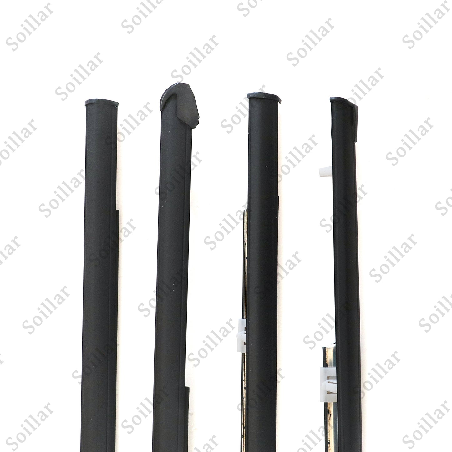 Outer Weatherstrip Door Belt Rubber Set Fits Honda Civic 4D Sedan 1992-1995