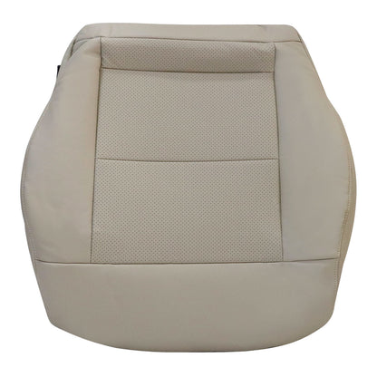 For 2010-2016 Mercedes Benz E200 E250 E300 E350 Driver & Passenger Bottom & Top PERFORATED Leather Seat Cover Tan