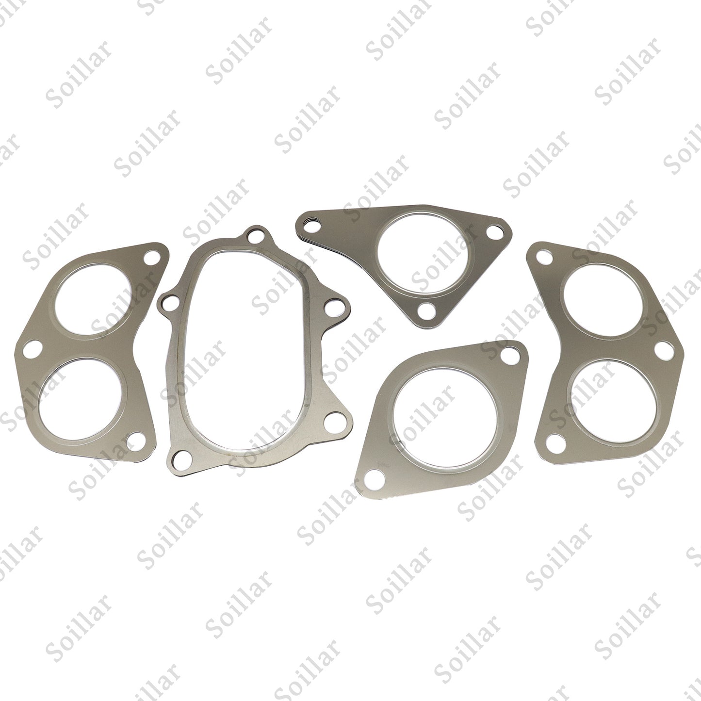 For Subaru Impreza WRX STi GT TURBO Up Down Pipe Exhaust Manifold Gasket SET