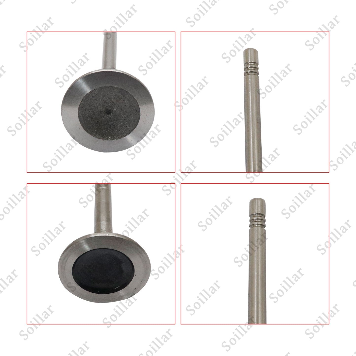 8x Intake Valves + 8x Exhaust Valves For Mercedes M271 W204 W212 C200 C250 E200