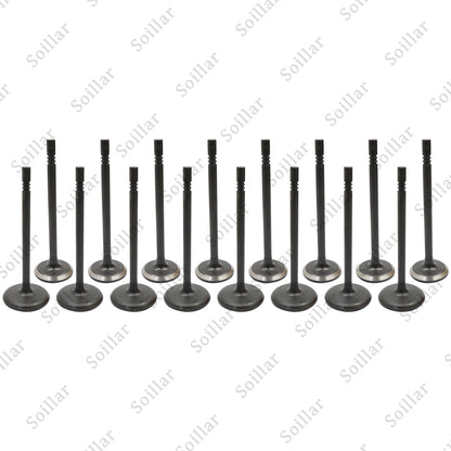 8pcs Intake+8pcs Exhaust Valves Fit 00-14 Ford Mercury Lincoln 4.6 5.4L 16V