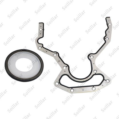 Rear Main Seal Block Cover Gasket Kit For BS40640 JV1657 LS 4.8 5.3 6.0L LS2 LS3