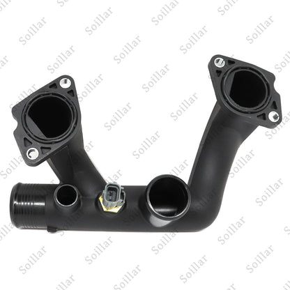 Thermostat Cover Outlet Pipe w/Sensor Fit Jaguar Vanden Plas XJ8 & XK8 USA