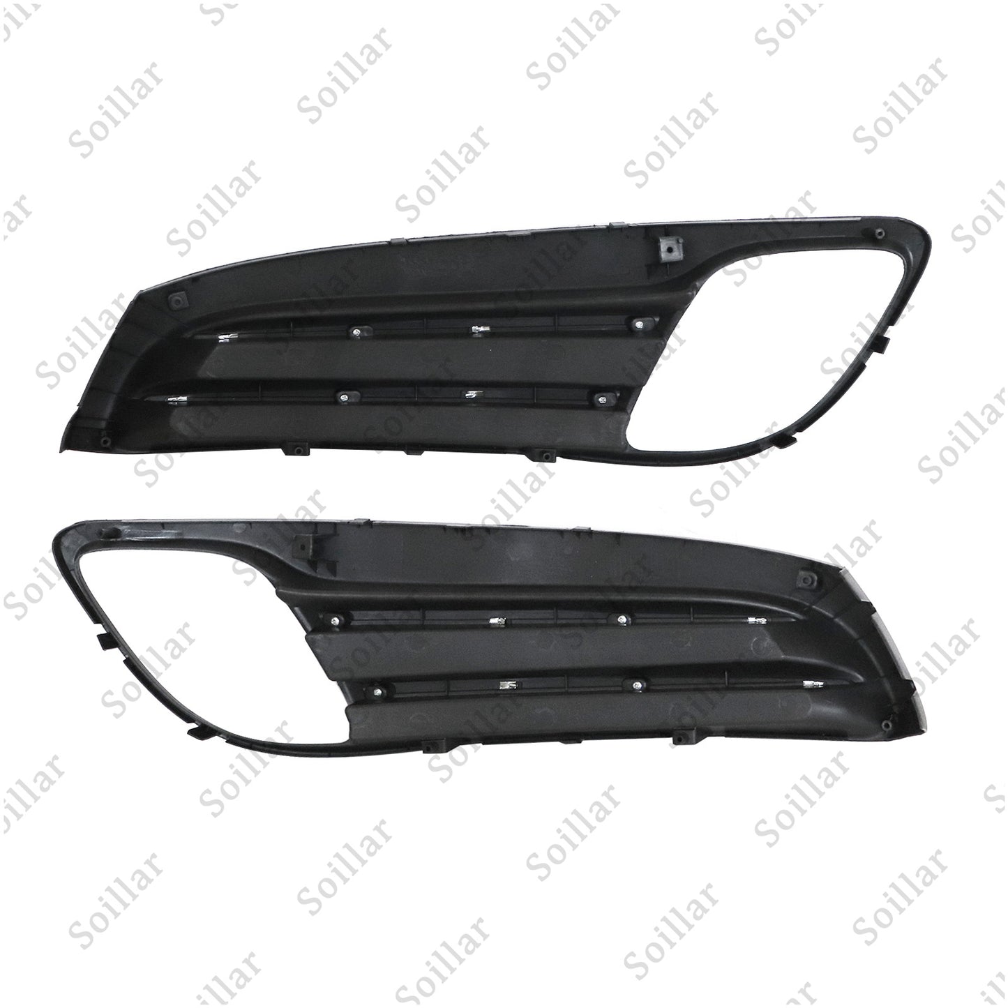 New Fog Lamp Covers Black Set LH+RH For Hyundai Genesis Coupe 2010-2012