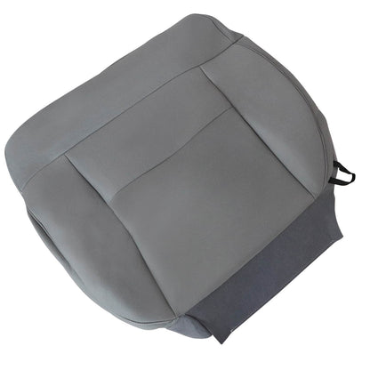 Front Driver & Passenger Bottom & Top Cloth Seat Cover Flint Gray 2004-2008 For Ford F-150 Lariat XL XLT STX FX4