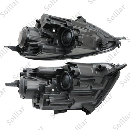 For 2018-2023 Ford EcoSport Driver + Passenger LED DRL Headlight Chrome Halogen