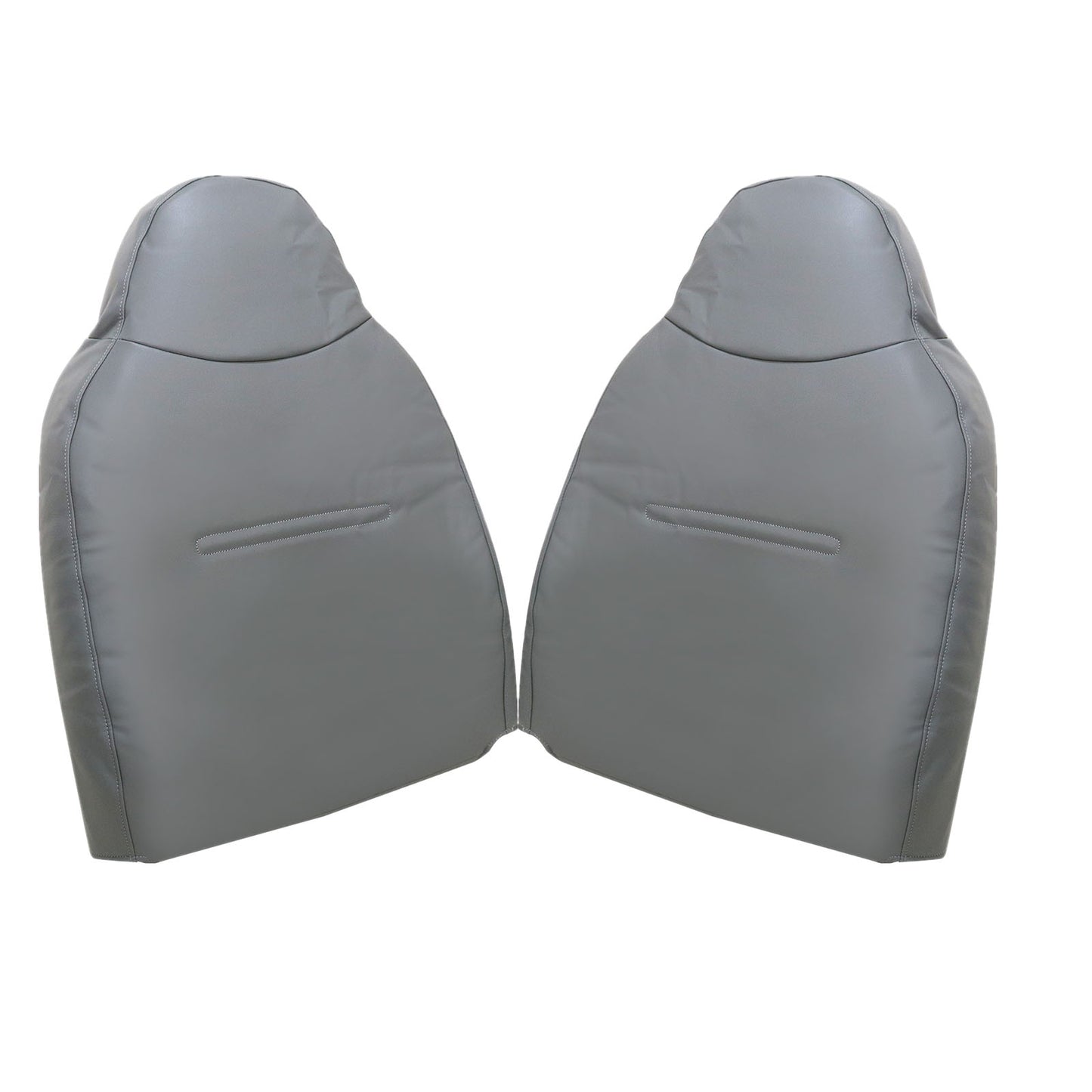 For 2001-2007 Ford F250 F350 F450 Driver-Passenger Bottom-Top Seat Cover Gray