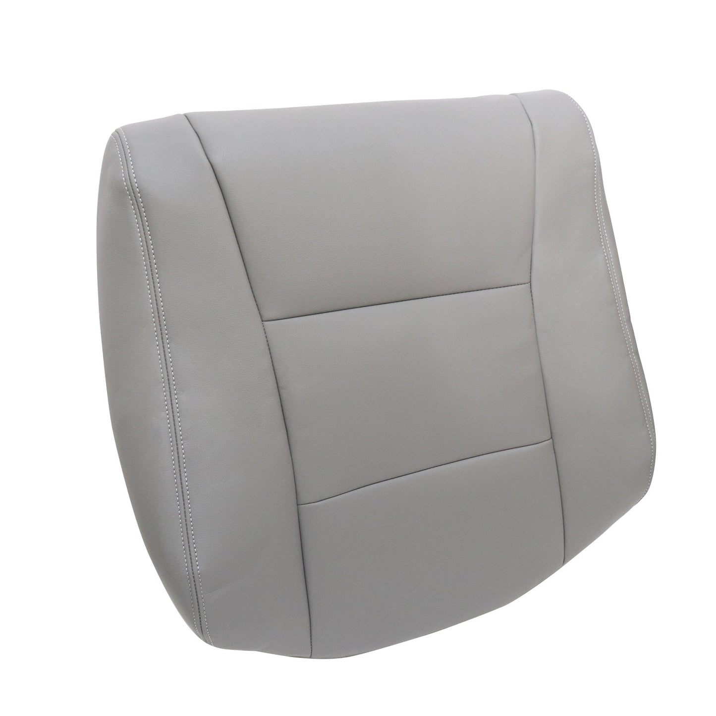 For 1998-2007 Toyota Land Cruiser Front Driver & Passenger Bottom & Top Leather Seat Cover Gray