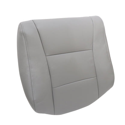 For 1998-2007 Toyota Land Cruiser Front Driver & Passenger Bottom & Top Leather Seat Cover Gray