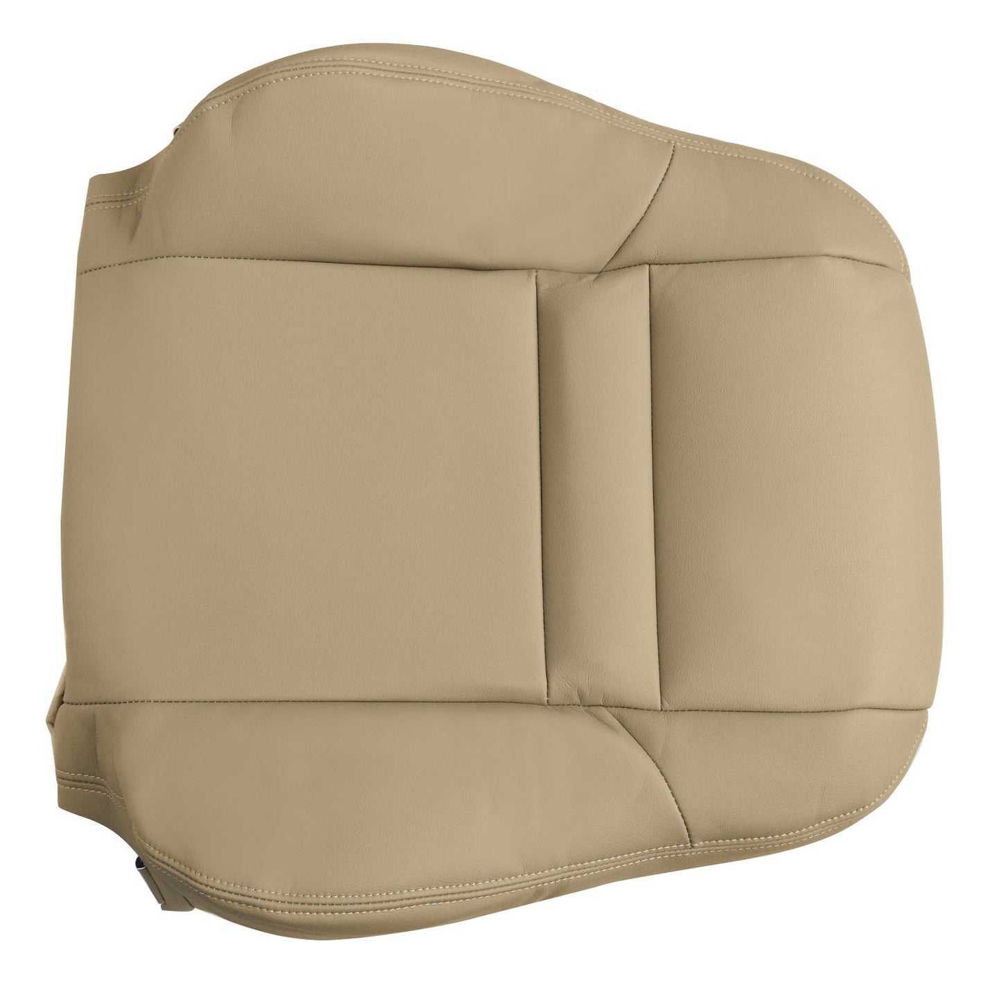 For 2003-2007 Honda Accord 4DR Front Driver & Passenger Bottom & Top Leather Seat Cover Tan