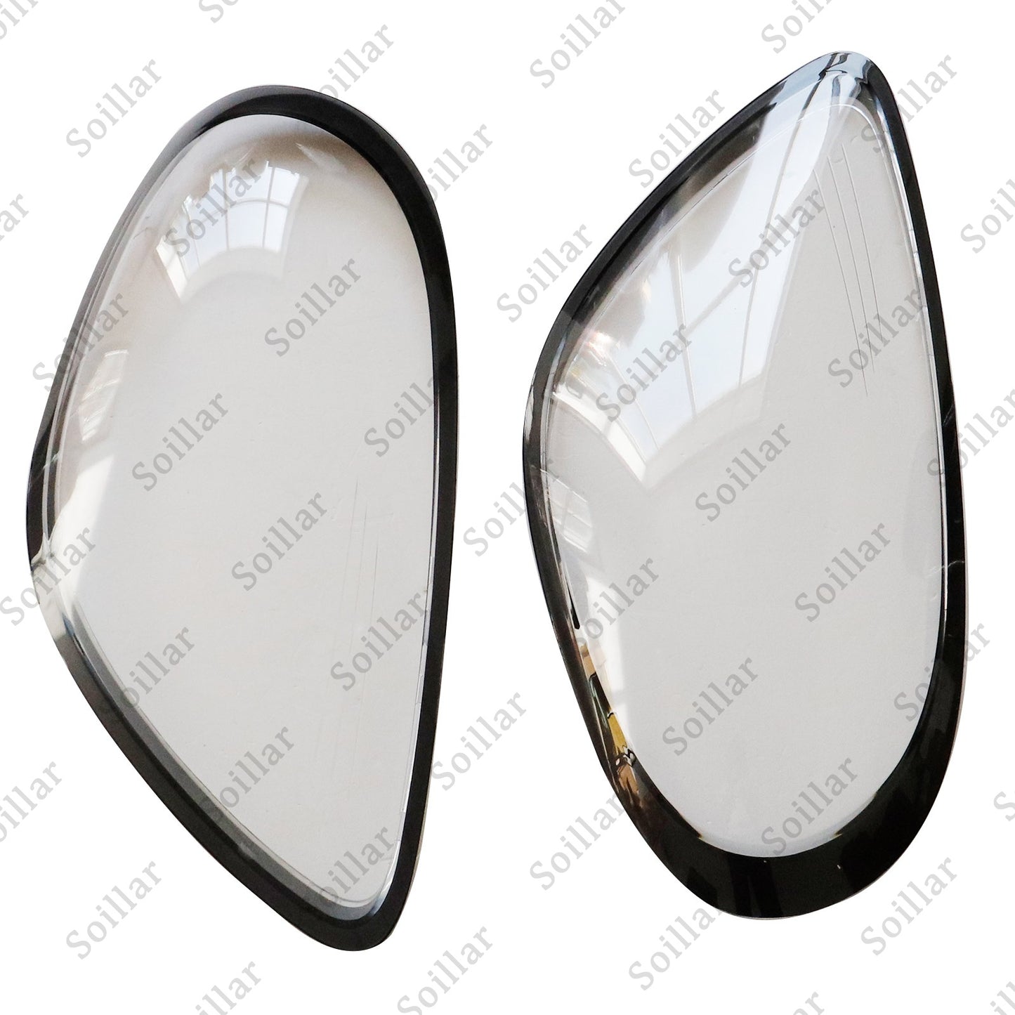 2x Car Front Headlight Lens Cover Shell For Porsche Boxster Cayman 981 2014-2016