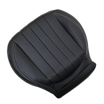 For 2017-2020 Mercedes Benz E300 E350 E400 E450 Driver Bottom Leather Seat Cover Black