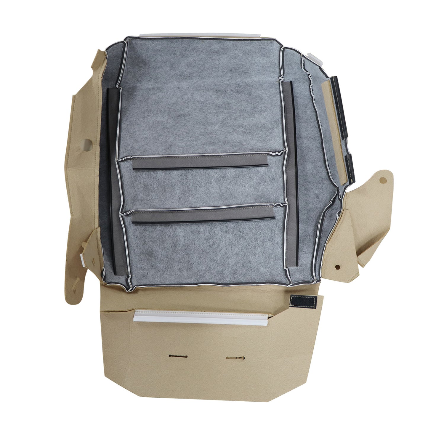 For 2007 2008 2009 2010 2011 Honda CRV Driver Side Bottom Leather Seat Cover Tan