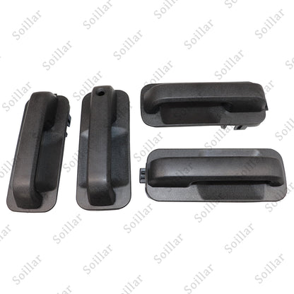 4pcs For Ford F150 2015-2020 Front And Rear Door Black Door Outer Handle