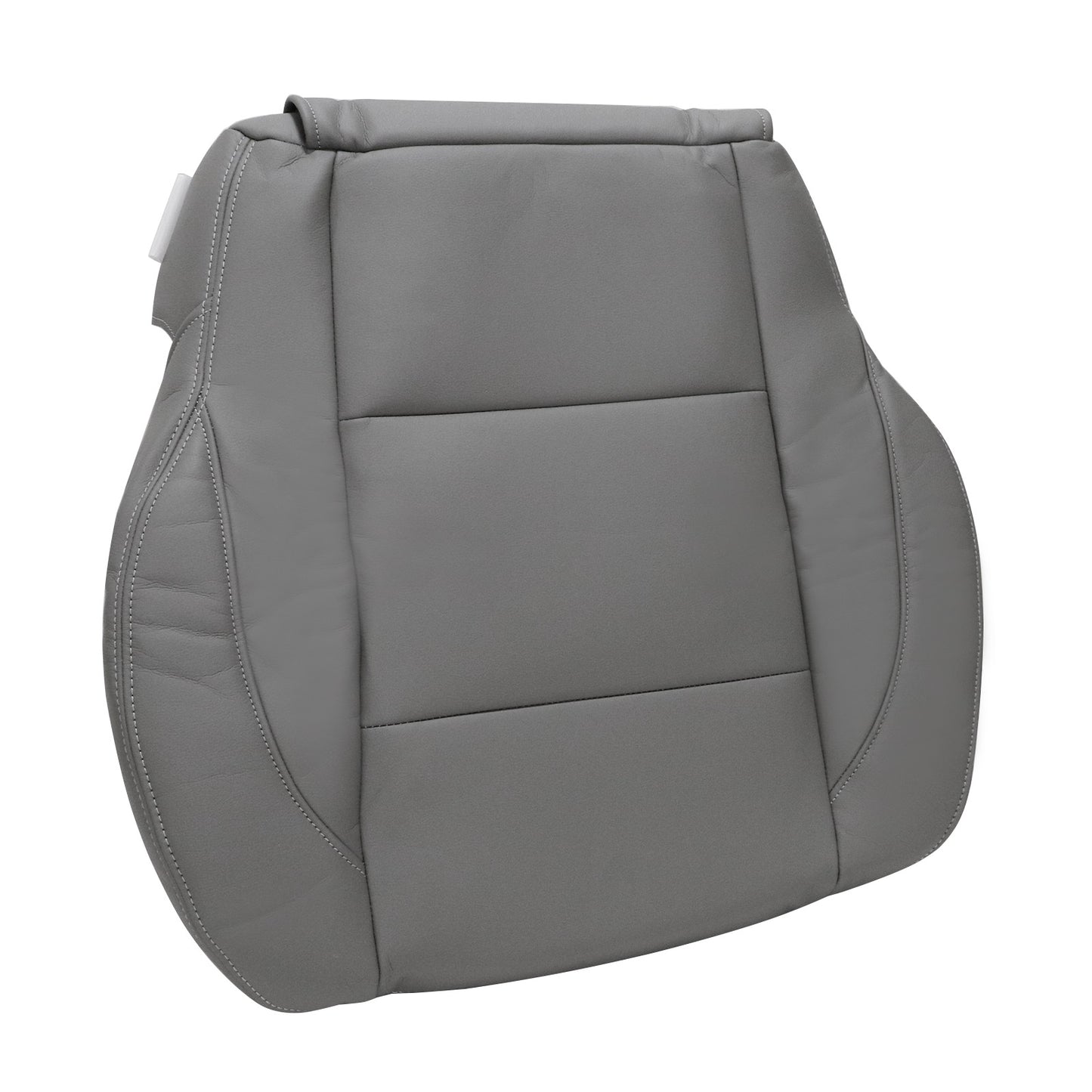 Driver Bottom Leather Seat Cover Gray For Nissan Titan 2005-2015 Replacement