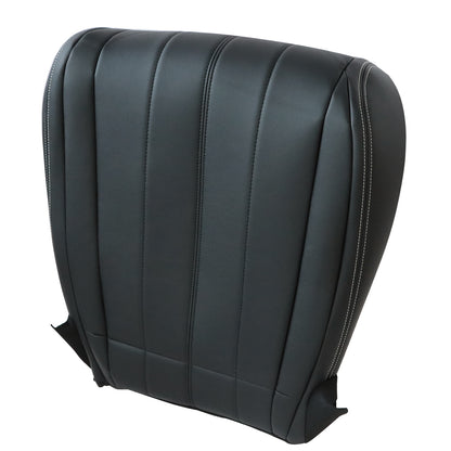 Driver Bottom Leather unperforated Seat Cover Black For Infiniti QX70 2014