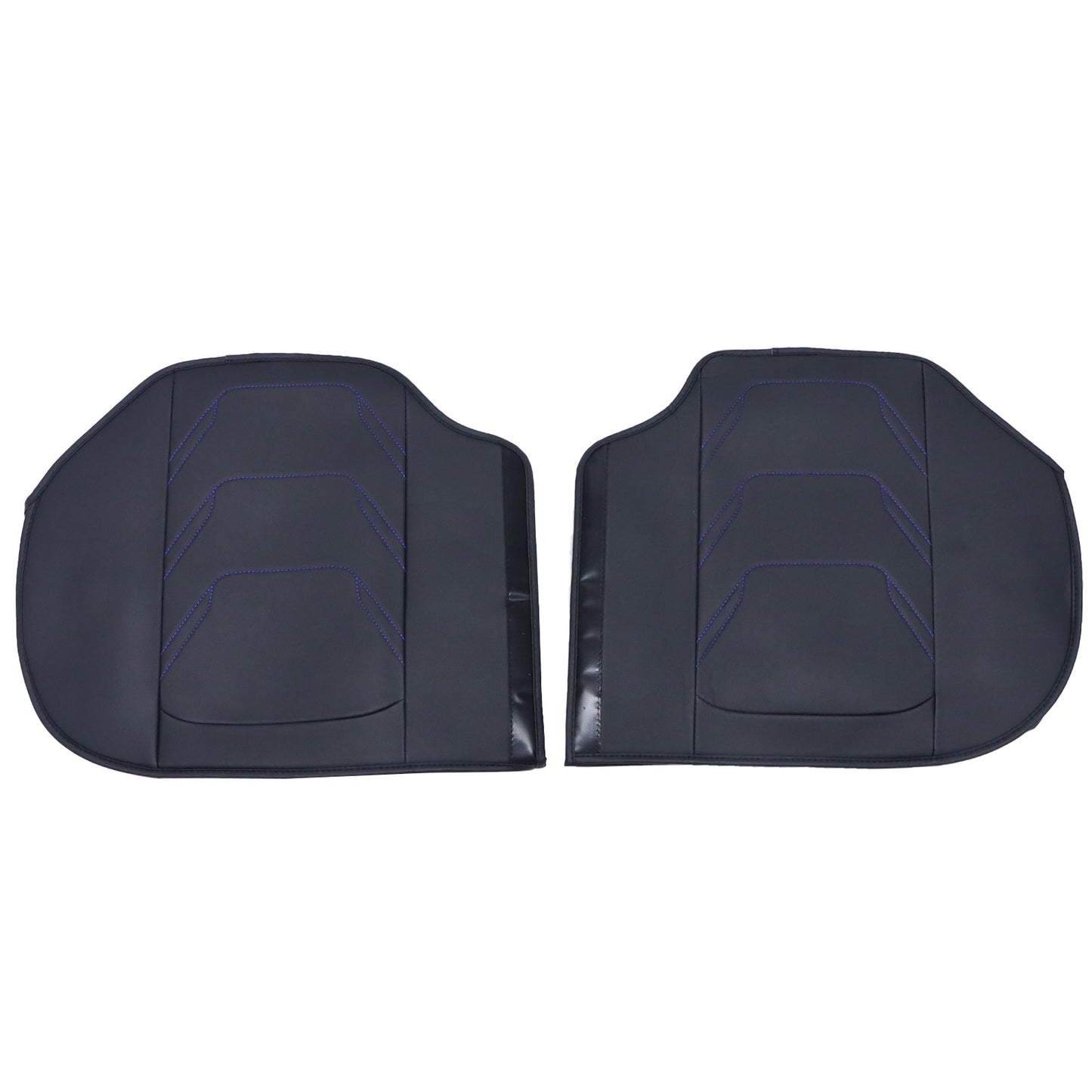 For Toyota Leather Car Seat Covers Front + Rear Seat Protectors Black Tailored