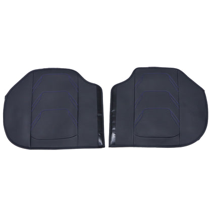 For Toyota Leather Car Seat Covers Front + Rear Seat Protectors Black Tailored