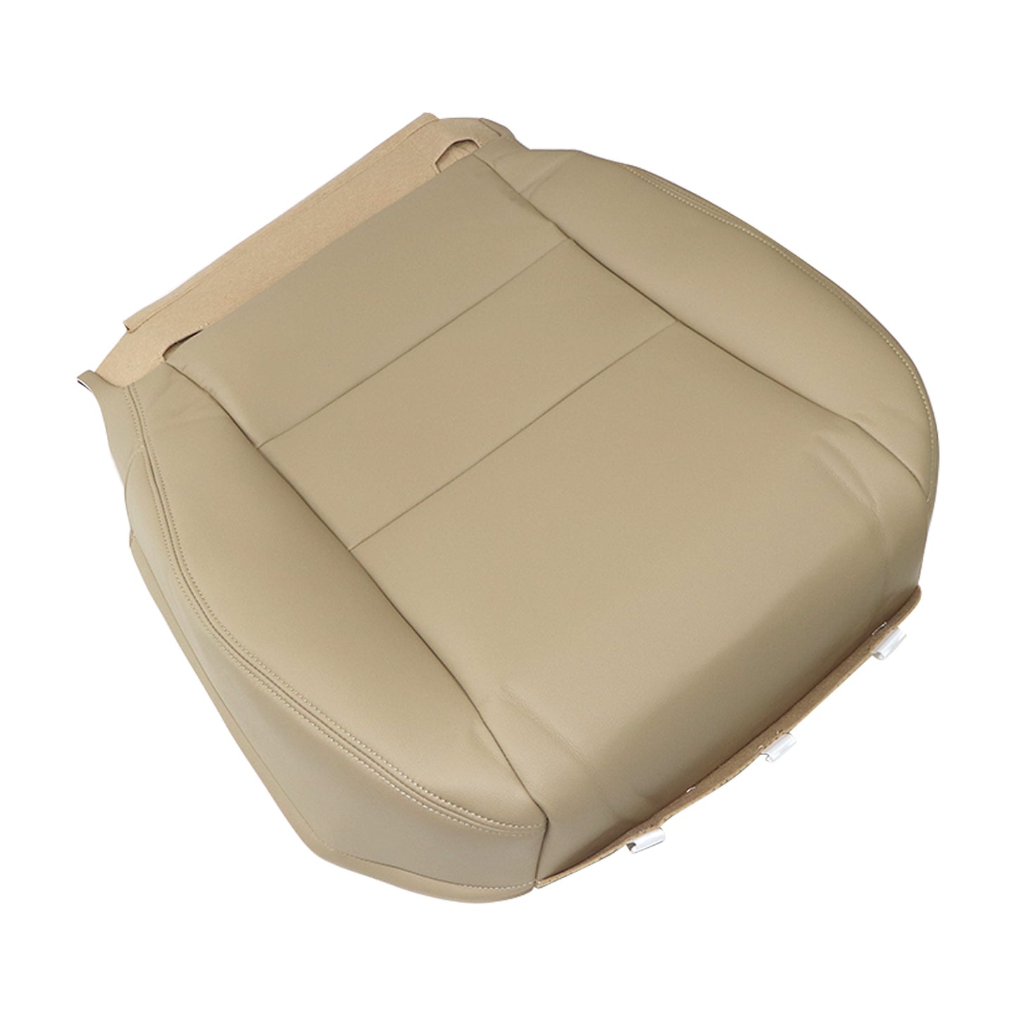 For 2003-2007 Honda Accord 4DR Front Driver & Passenger Bottom & Top Leather Seat Cover Tan