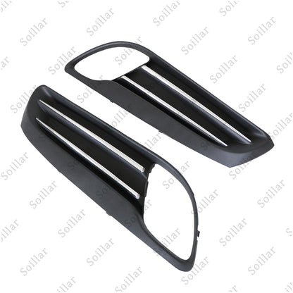 New Fog Lamp Covers Black Set LH+RH For Hyundai Genesis Coupe 2010-2012
