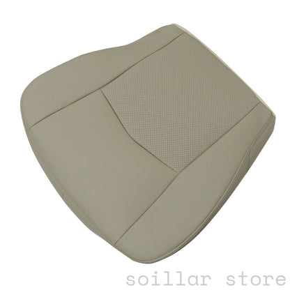 For 2004-2005 Cadillac SRX Driver Bottom Perforated Leather Seat Cover Light Tan