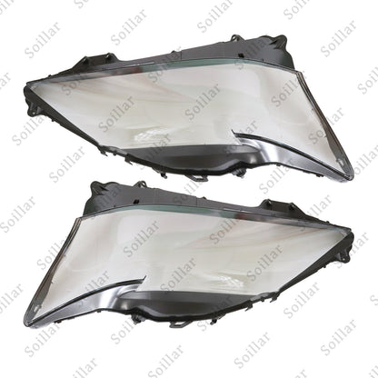 Pair For 2013-2015 Lexus GS350 GS450h Headlight Lens Clear Headlamp Cover LH&RH