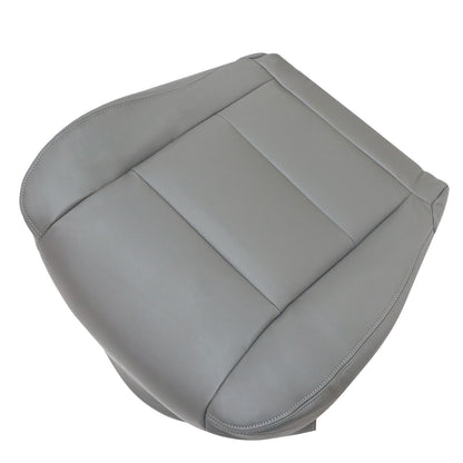 For 1998-2007 Toyota Land Cruiser Front Driver & Passenger Bottom & Top Leather Seat Cover Gray