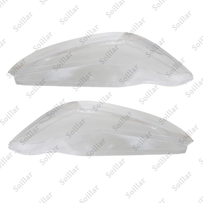Pair Clear Headlight Lens Cover For Maserati Ghibli 4-Door 2014-2018 2019-2022