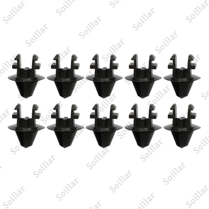 10Pcs Cowl Panel Grille Retainer Clips W708771-S300 For Ford F-150 Super Duty