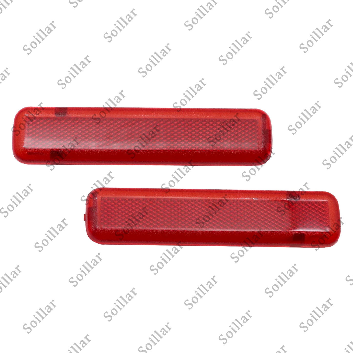L& R Rear Inside Door Trim Reflector For Silverado Sierra Crew Cab Pickup 03-07